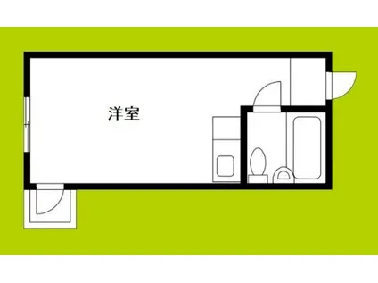 コンフォートマンション(ワンルーム/9階)の間取り写真