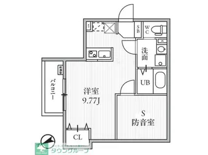TS CUORE MUSE落合南長崎(ワンルーム/1階)の間取り写真