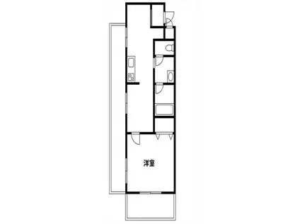 ヘリオス378相互(1K/3階)の間取り写真