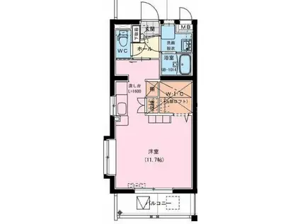 RYOMA H&D(ワンルーム/1階)の間取り写真