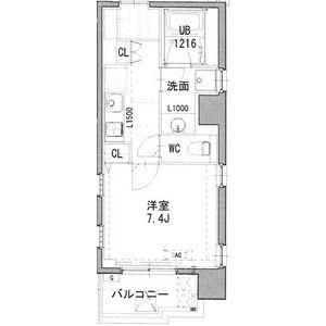 REGARO KANAYAMA ST A(1K/5階)の間取り写真