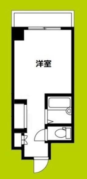 アンサンブル梅田(ワンルーム/7階)の間取り写真