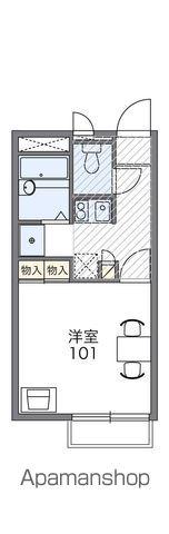 レオパレスシャルマン伊勢(1K/3階)の間取り写真