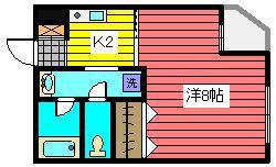 ブリヤン巣鴨(1K/3階)の間取り写真