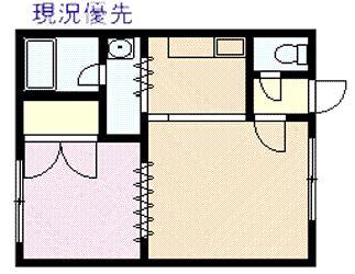 M&Yレヂデンス1号館(1LDK/2階)の間取り写真