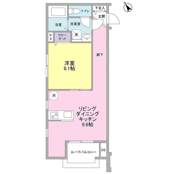 LA VOIE LACTEE ラ ヴォワ ラクテ(1LDK/3階)の間取り写真