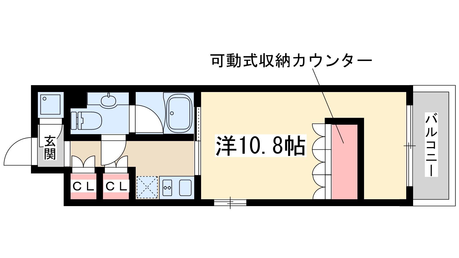 DUON新大阪レジデンス(1K/5階)の間取り写真