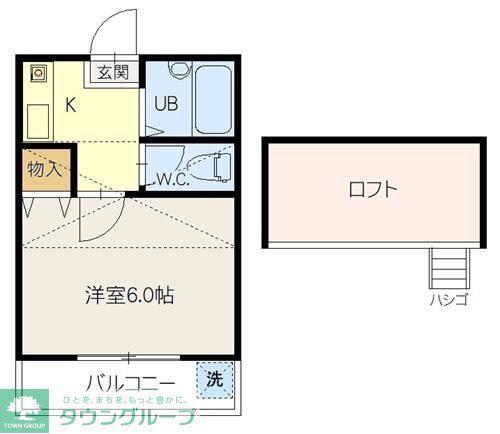 レオパレス松原団地第6(1K/2階)の間取り写真