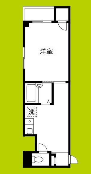 ボアミリッチI(1DK/3階)の間取り写真