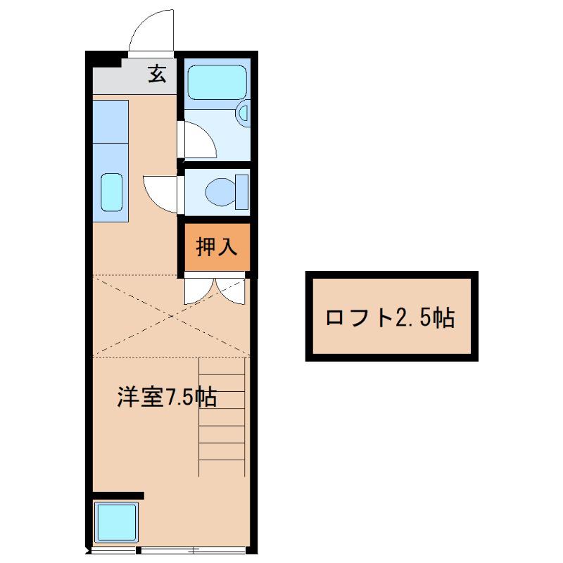 ハイグレードマンション(ワンルーム/3階)の間取り写真