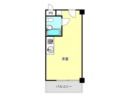 名古屋女子会館(ワンルーム/4階)の間取り写真