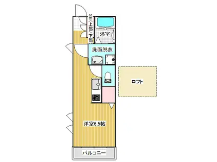 BAAN奥沢(ワンルーム/2階)の間取り写真