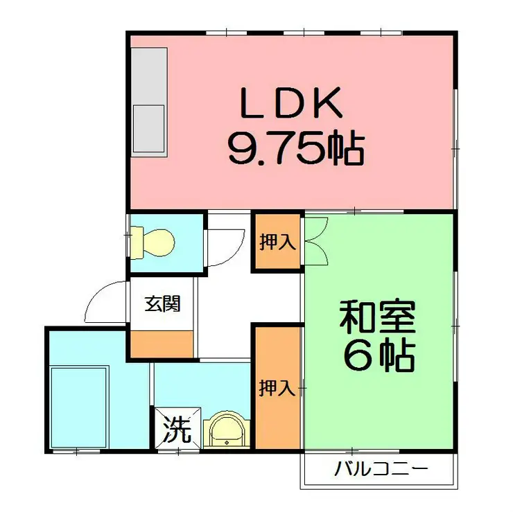 ベルハイツ 2階階 間取り