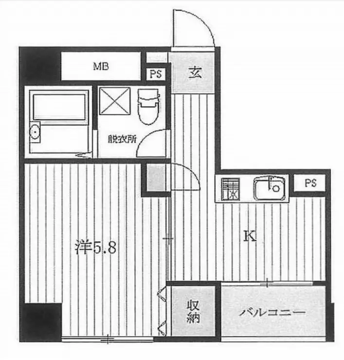 レアシス秋葉原 5階階 間取り