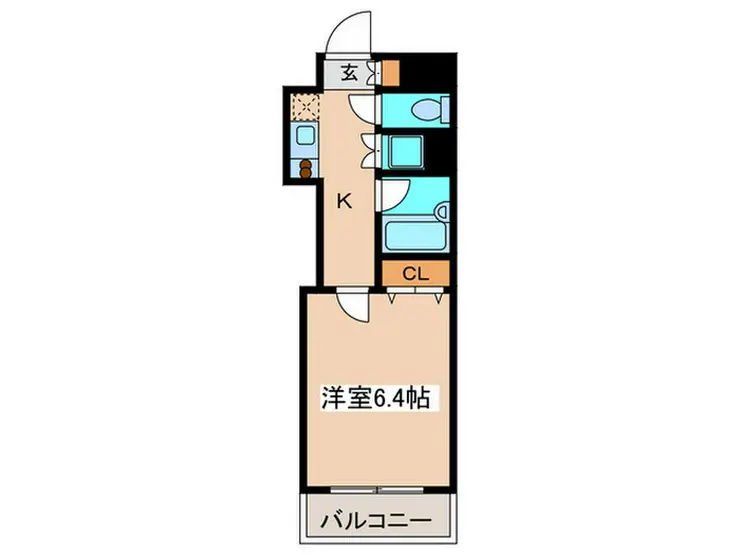 エスティメゾン神田 6階階 間取り