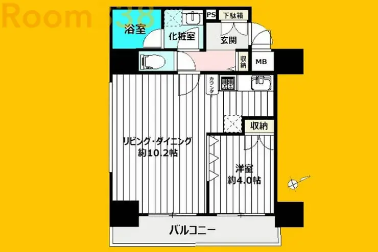 エスコート西新宿 11階階 間取り