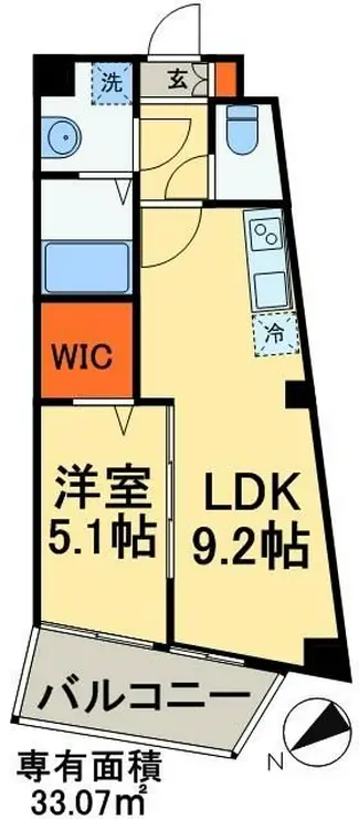 グレーシャルマン 3階階 間取り