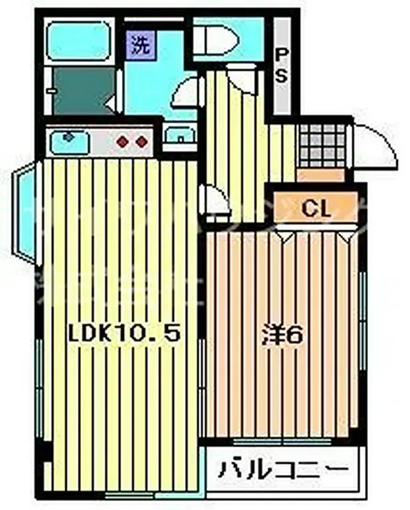 ロワイヤル田中 1階階 間取り