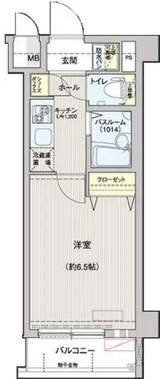 エステムプラザ神楽坂 North Residence 2階階 間取り