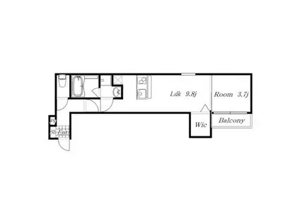 ファミリーステージ烏森(1LDK/1階)の間取り写真