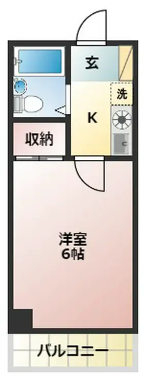 高崎ジャスタン 4階階 間取り