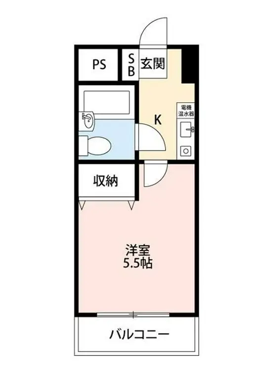 リエス西船橋 4階階 間取り