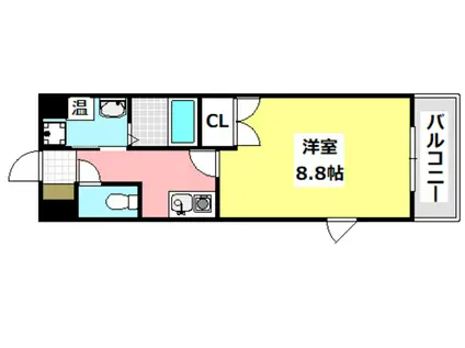 LUCENT PARKSHORE(1K/3階)の間取り写真