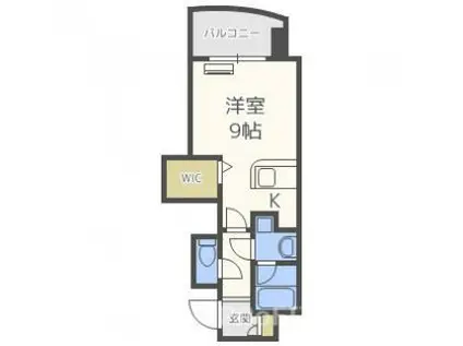 グランテージ難波南(ワンルーム/2階)の間取り写真