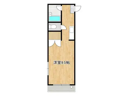 シティ4JAUNE(ワンルーム/2階)の間取り写真