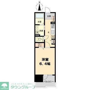 WILLDO 太閤通(1K/5階)の間取り写真