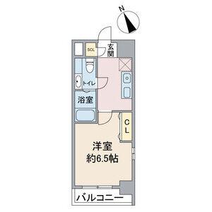 パルティーダ(1K/3階)の間取り写真
