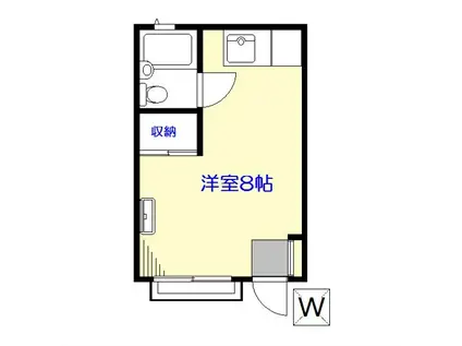 SKマンション(ワンルーム/1階)の間取り写真