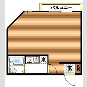 リバーサイドアネックス(ワンルーム/3階)の間取り写真