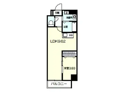 リアライズ堺宿院(1LDK/10階)の間取り写真