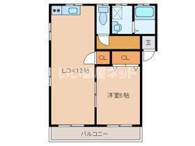 ＪＲ日豊本線 柳ケ浦駅 バス乗車時間：6分 最寄りバス停で下車 徒歩15分 2階建 築14年(1LDK/1階)の間取り写真