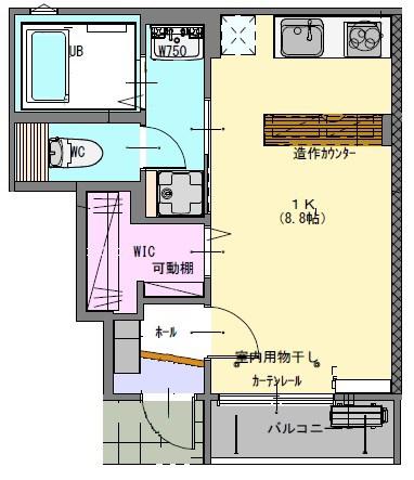 SRLコンフォート(1K/1階)の間取り写真