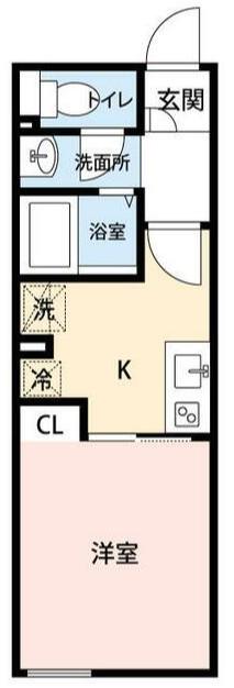 マイナビSTAYアーバンフュージョン東日暮里(1K/4階)の間取り写真