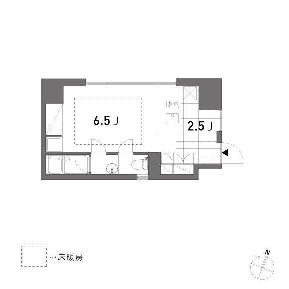 RIOILHA(ワンルーム/10階)の間取り写真