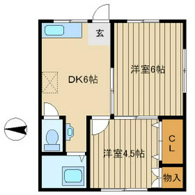 第1コーポ石井 1階階 間取り