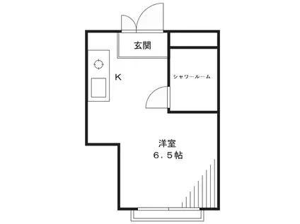 エスポワール菅生(ワンルーム/3階)の間取り写真