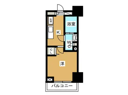 N-STAGE ICHIKAWAKONODAI(1K/5階)の間取り写真
