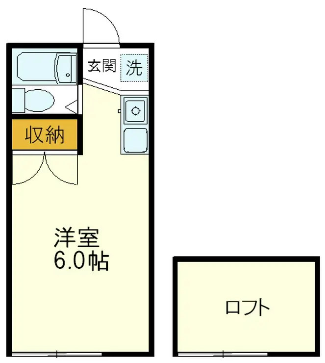 コーポ広田 1階階 間取り