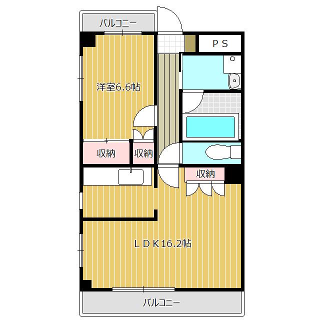 イケ・ルシード(1LDK/2階)の間取り写真