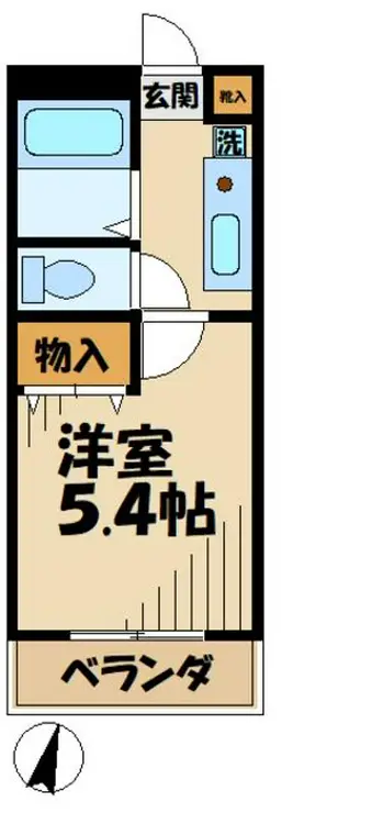 ユニバース 1階階 間取り