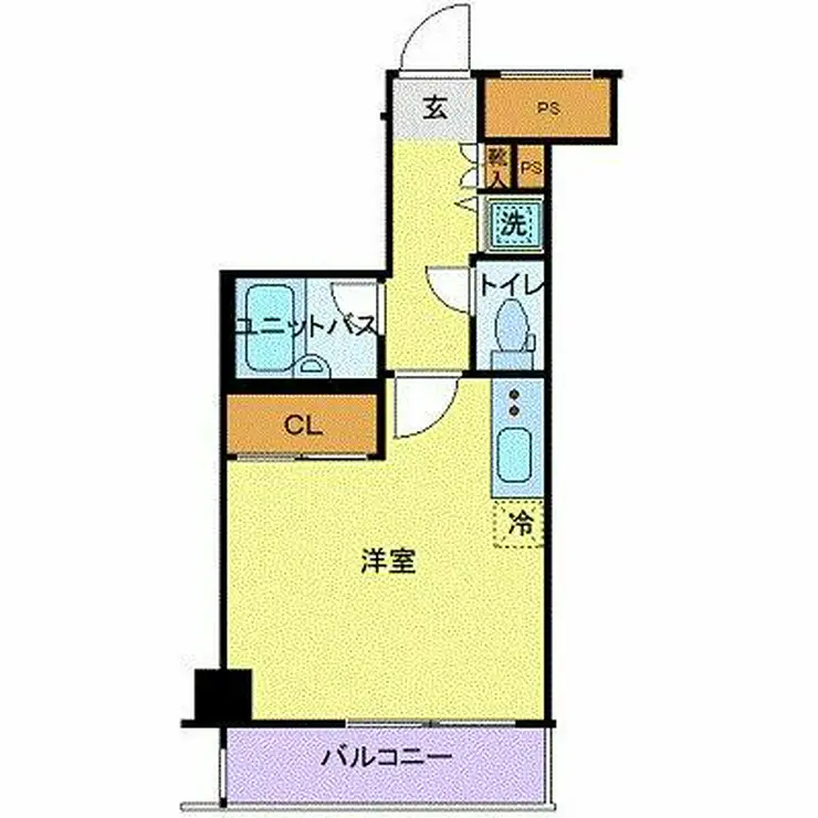 スカイコート品川大崎 6階階 間取り