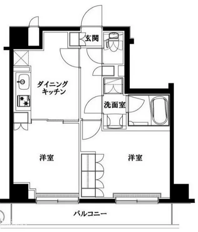 ルーブル中板橋伍番館 6階階 間取り