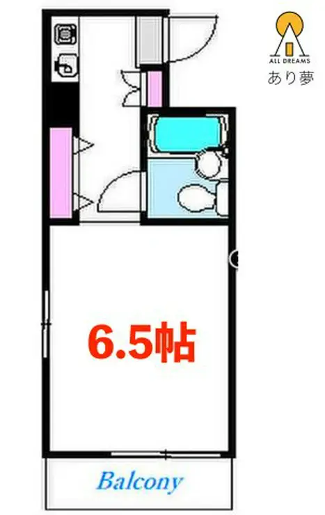 エクセレント21 6階階 間取り