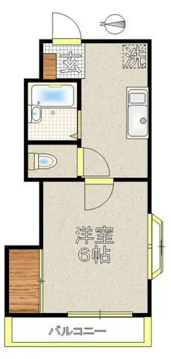 レジデンス東池袋 2階階 間取り