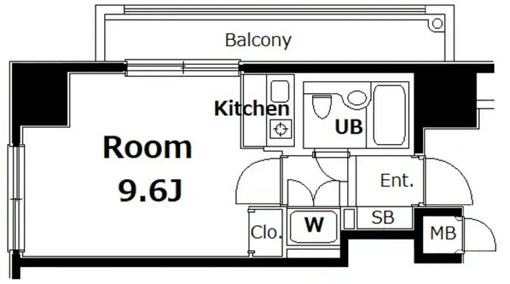 コスモ門前仲町 4階階 間取り