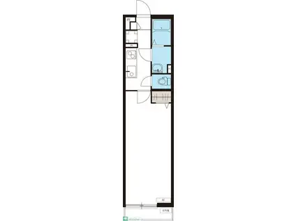 リブリ・マサジコート(1K/2階)の間取り写真